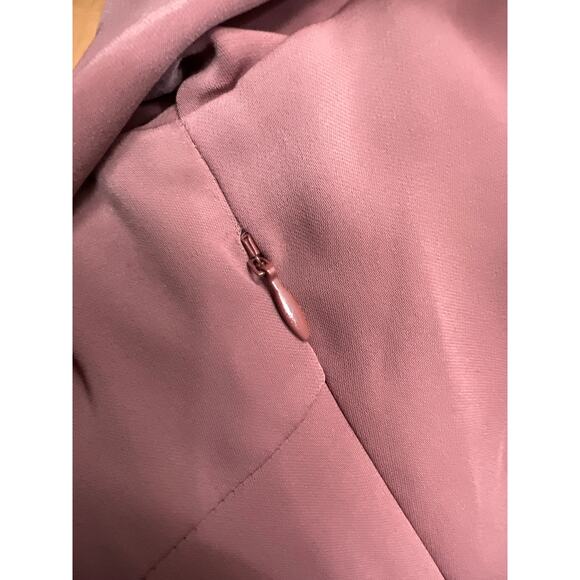 Aritza Wilfred Novella Soft Orchid Puff-sleeve mini dress with slit Size 0 - Picture 5 of 7